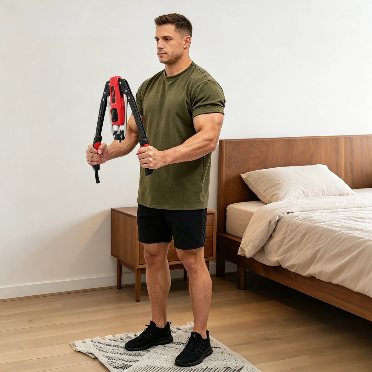 Adjustable Hydraulic Arm Exerciser For Home Gym Strength Training