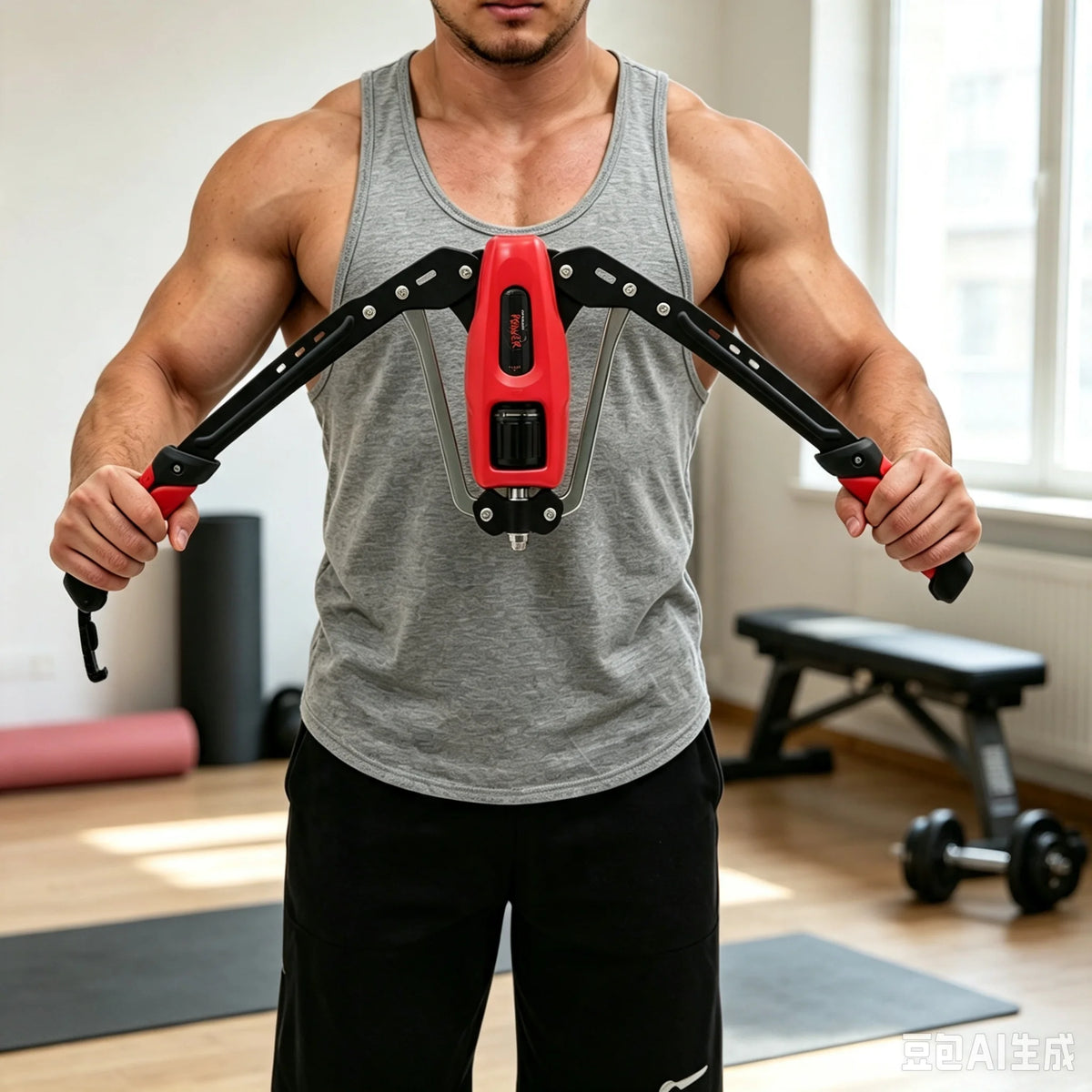 Adjustable Hydraulic Arm Exerciser For Home Gym Strength Training
