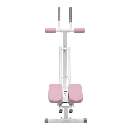 Foldable Abdominal Trainer Machine With LED Display For Home Gym