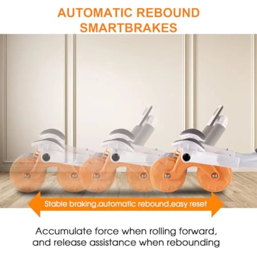 Rebound Ab Roller Wheel With Knee Mat And Elbow Support