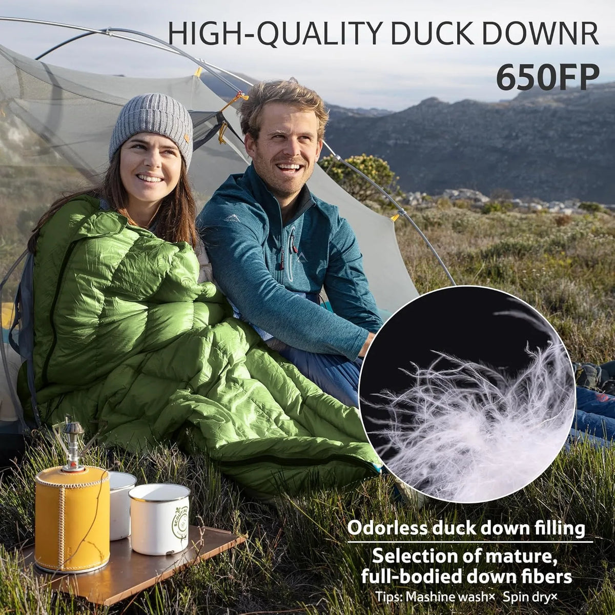 Naturehike Ultralight Duck Down Sleeping Bag For Camping