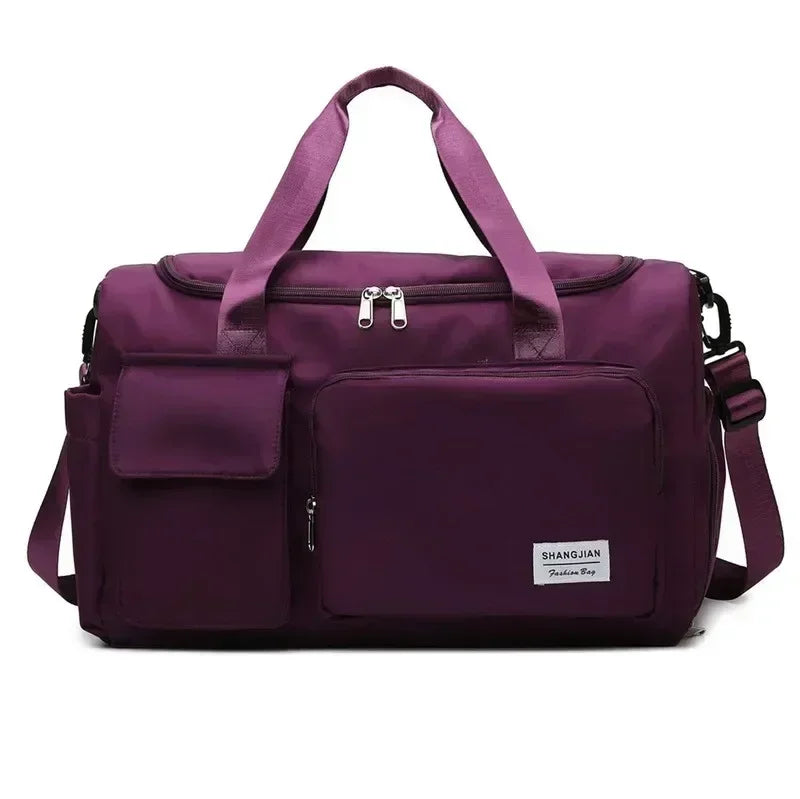 Travel Gym Weekender Duffel Bag With Shoe Compartment
