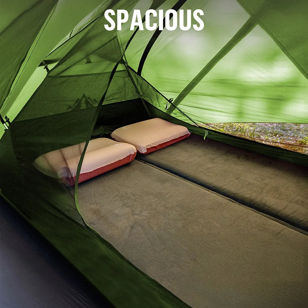 Night Cat Ultralight Waterproof Double Layer Backpacking Tent