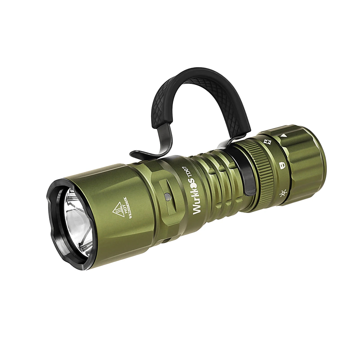 Wurkkos TD07 Tactical Rechargeable Flashlight With Dual Switches