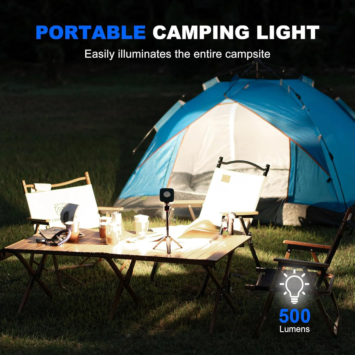 WUBEN Multifunctional Camping Light With Mobile Power Bank