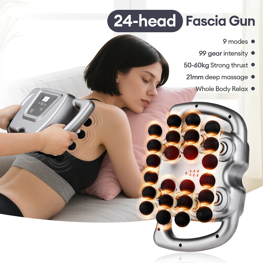 Foreverlily Fascia Massage Gun For Full Body Muscle Relief