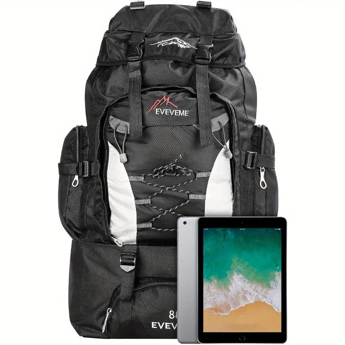 Outdoor Hiking Camping Travel Sports Backpack With Adjustable Straps