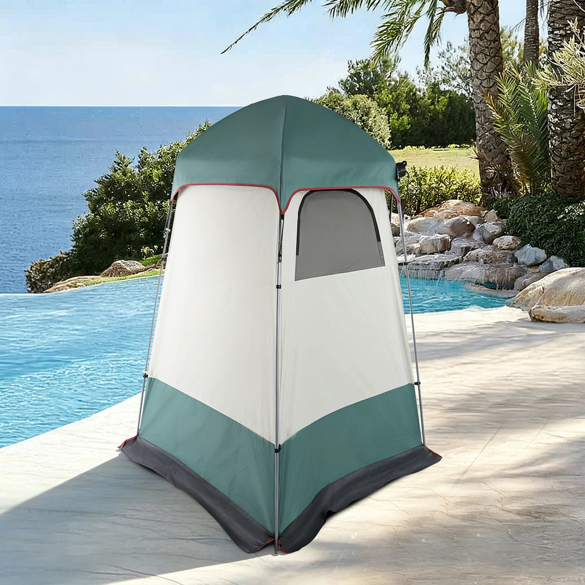 Bymaocar Portable Camping Privacy Shower Shelter And Toilet Tent