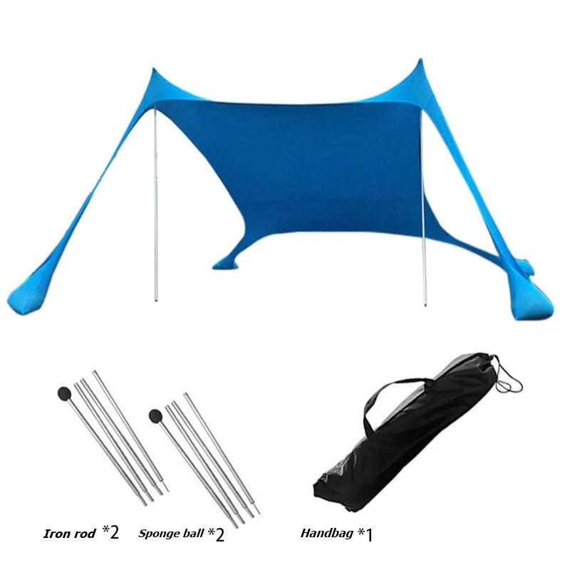 Portable Outdoor Camping Canopy Tent for Beach Lawn and Picnics