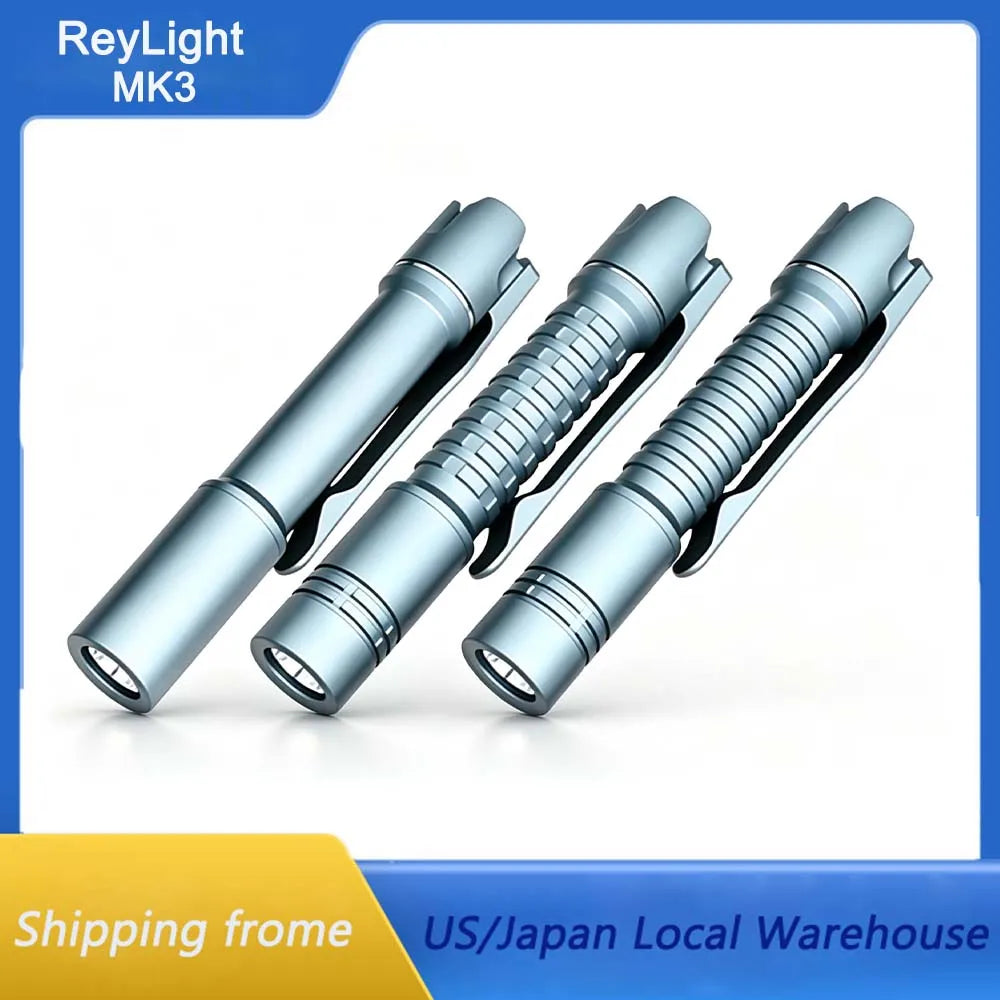 ReyLight Pineapple Titanium Flashlight With Nichia 519A LED