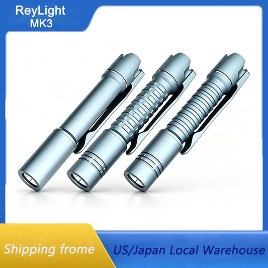 ReyLight Pineapple Titanium Flashlight With Nichia 519A LED