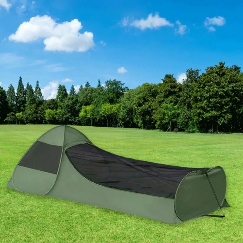 Quick Opening Mosquito Proof Camping Tent With Mesh Windows