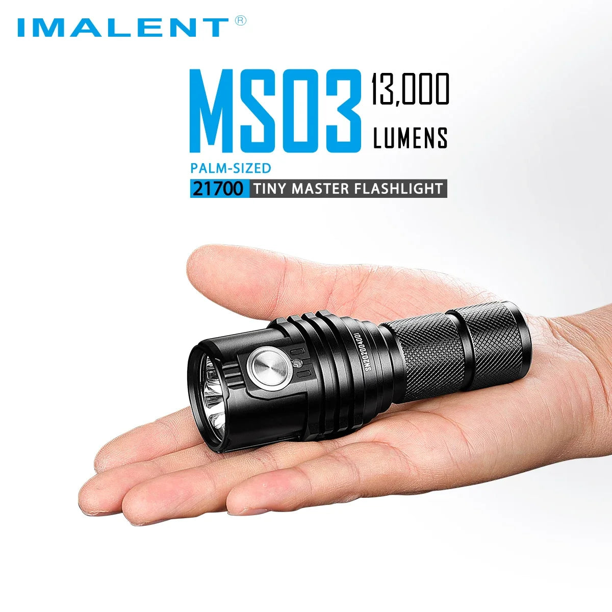 IMALENT MS03 Rechargeable LED Flashlight for Camping and Emergency Use