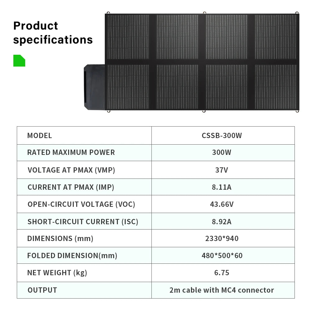 Foval Portable Foldable Solar Panel Charger for Off Grid Use