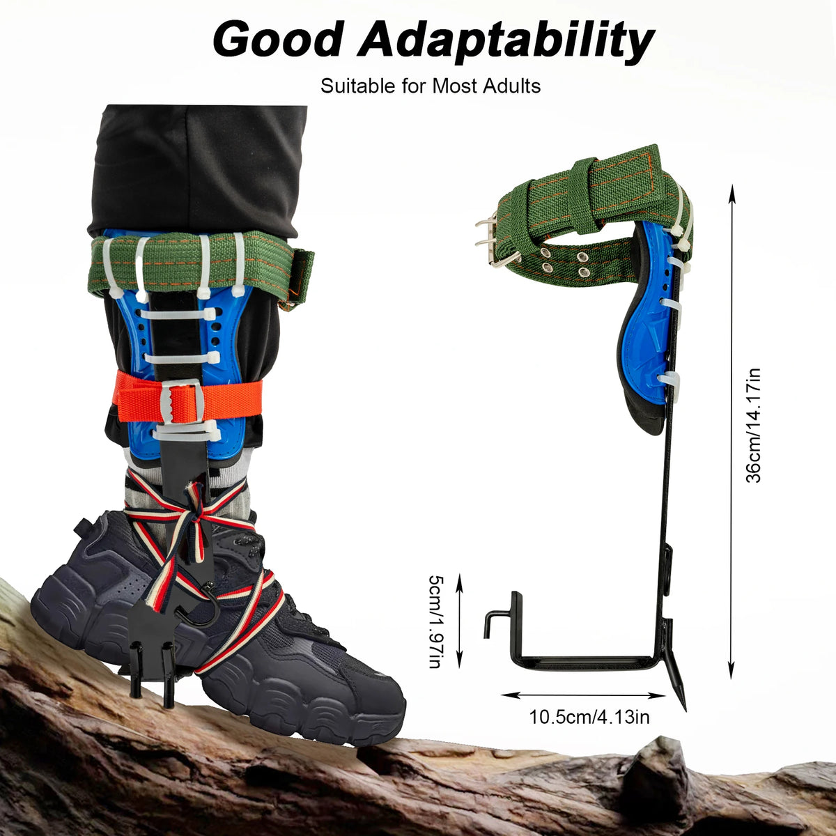 Arborist Tree Climbing Spikes Kit With Safety Harness And Rope