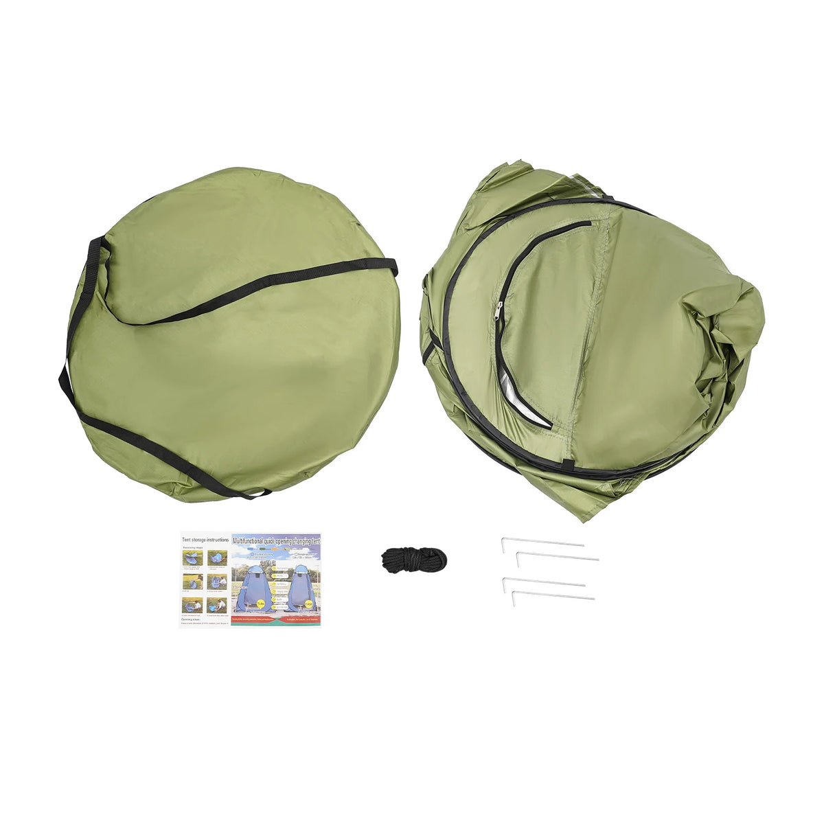 Portable Camping Toilet Tent Privacy Shelter for Hiking and Outdoor Use