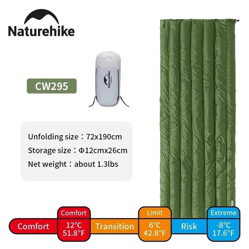 Naturehike Ultralight Duck Down Sleeping Bag For Camping