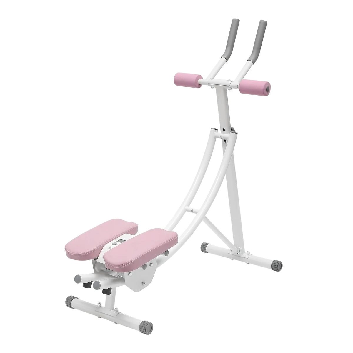 Foldable Abdominal Trainer Machine With LED Display For Home Gym