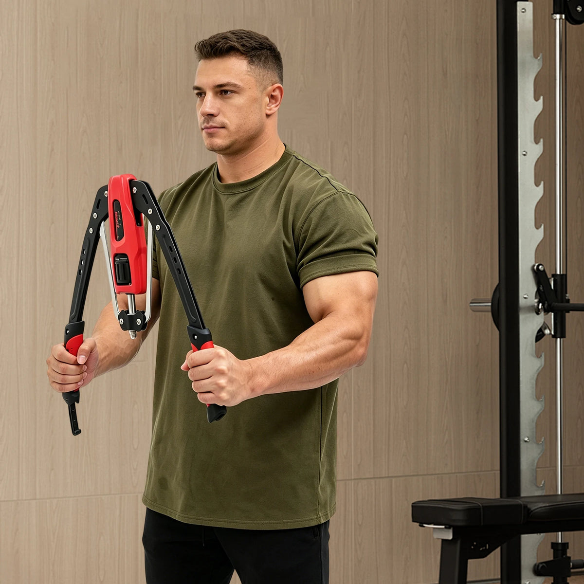 Adjustable Hydraulic Arm Exerciser For Home Gym Strength Training