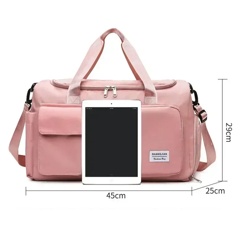 Travel Gym Weekender Duffel Bag With Shoe Compartment