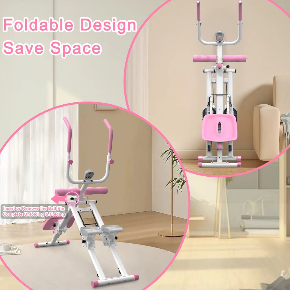 Multifunctional Stair Stepper And Ab Workout Machine For Home Fitness