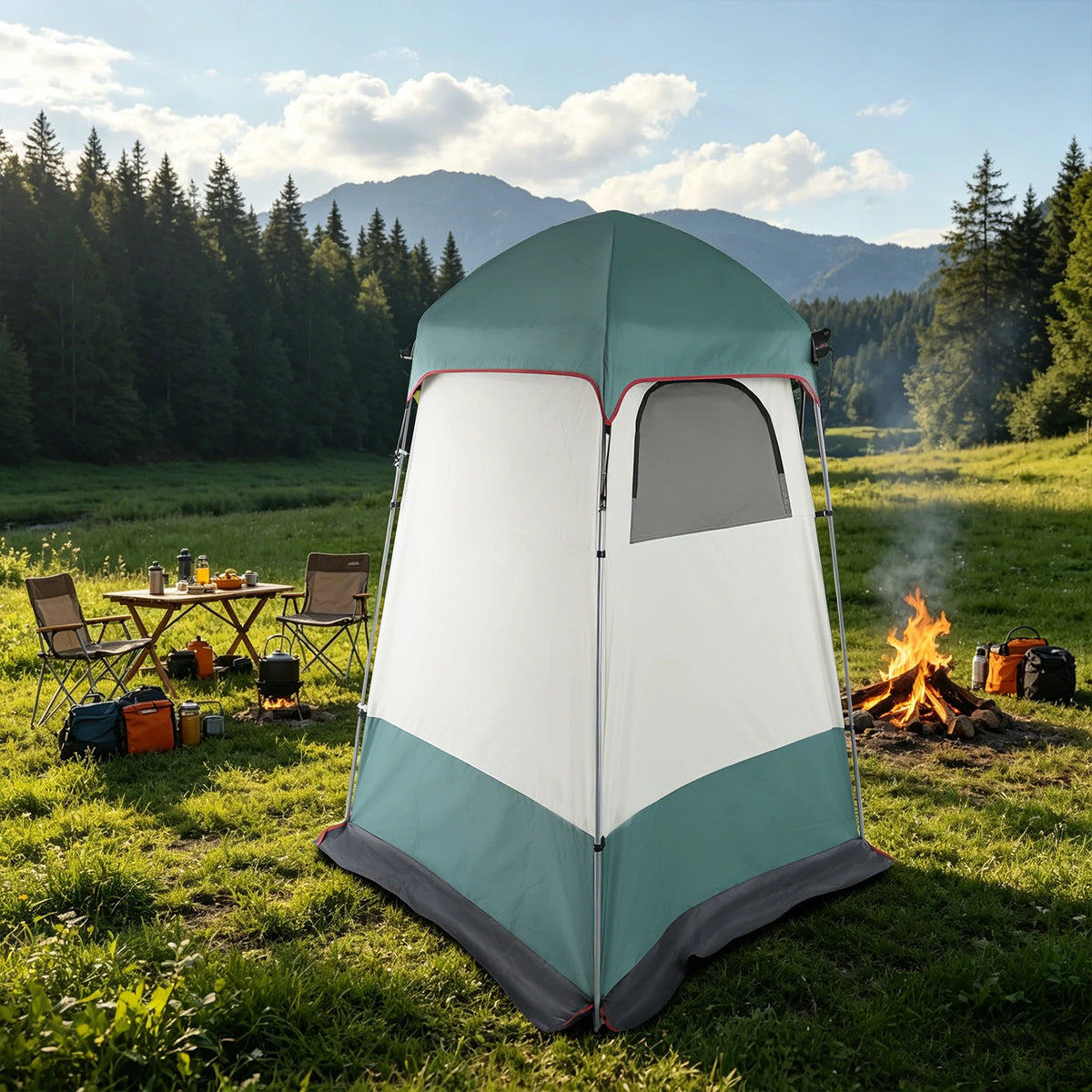 Bymaocar Portable Camping Privacy Shower Shelter And Toilet Tent