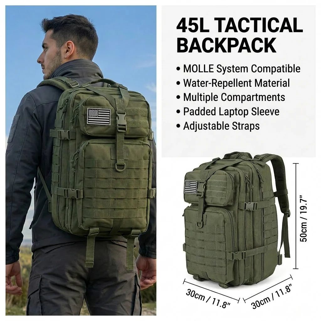 ReFire Gear Tactical Hunting Backpack Water Resistant Outdoor Pack