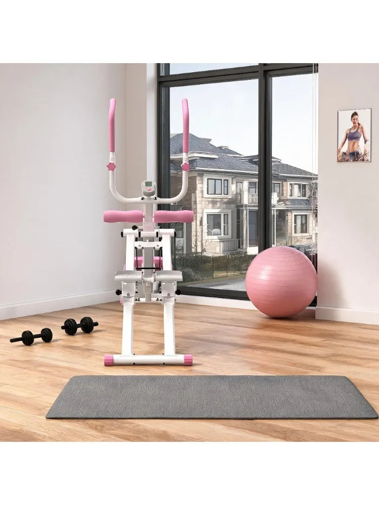Multifunctional Stair Stepper And Ab Workout Machine For Home Fitness