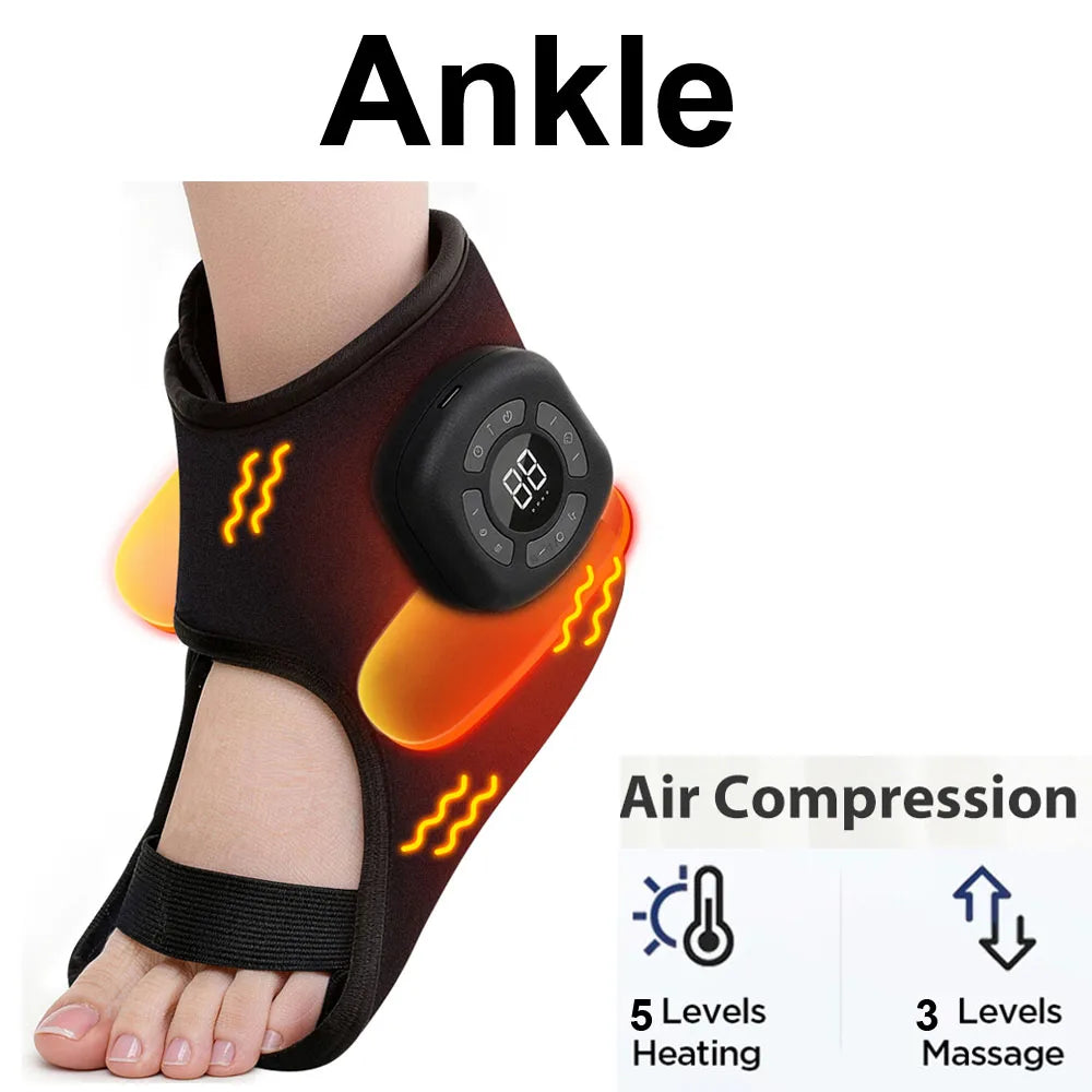 Hailicare Wireless Electric Heating Ankle Brace With Massage Support