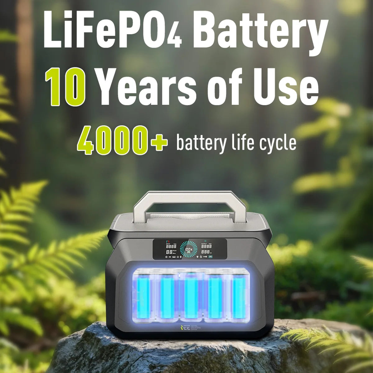 OSCAL IEE P800 Portable Power Station With LiFePO4 Battery