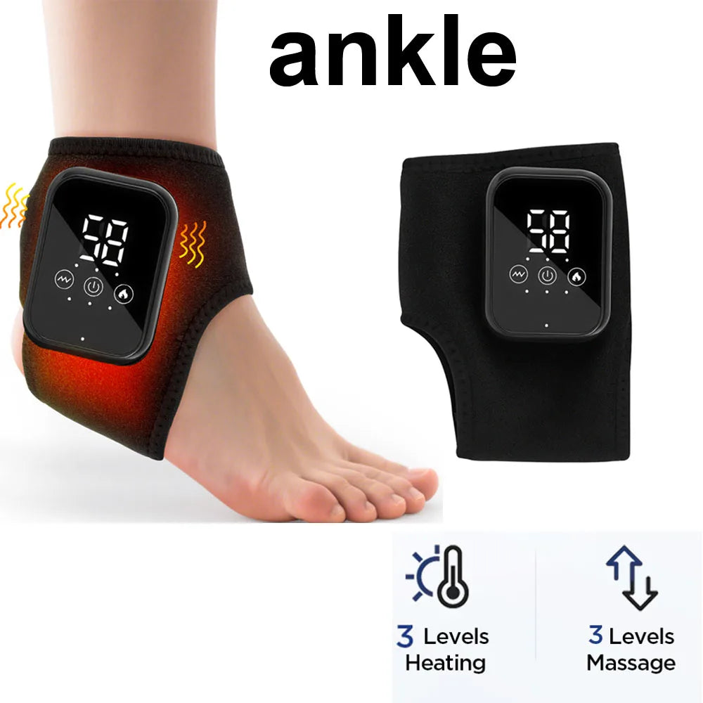 Hailicare Wireless Electric Heating Ankle Brace With Massage Support