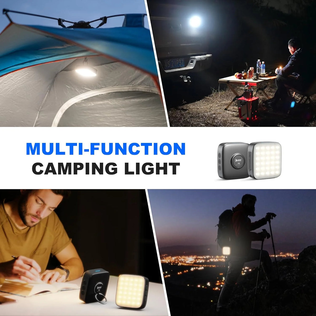 WUBEN Multifunctional Camping Light With Mobile Power Bank
