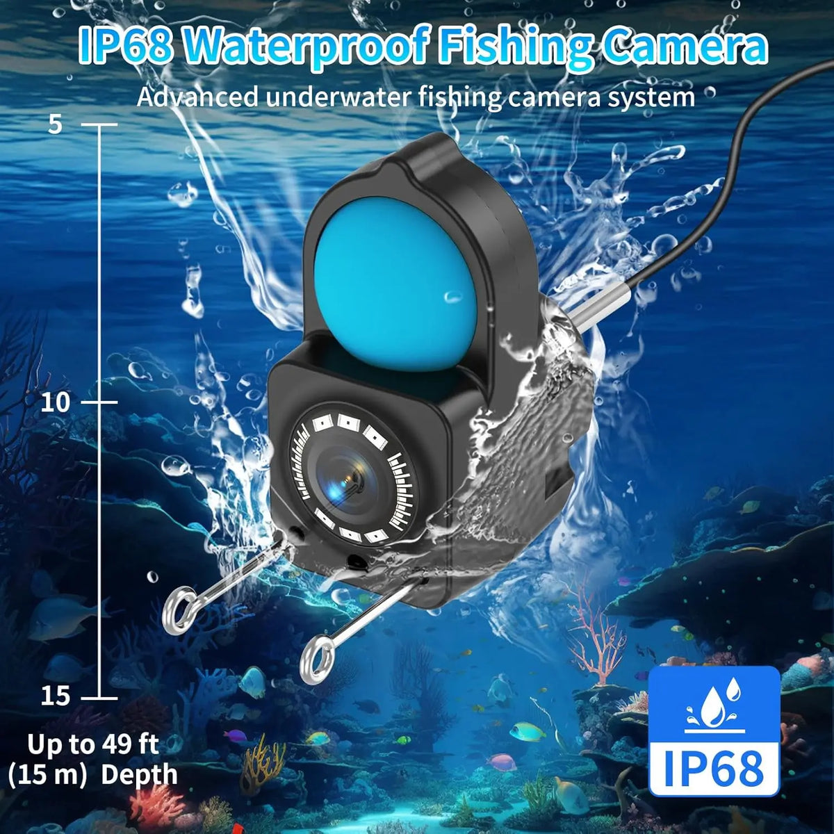 Underwater Fishing Camera With HD LCD Display And Night Vision