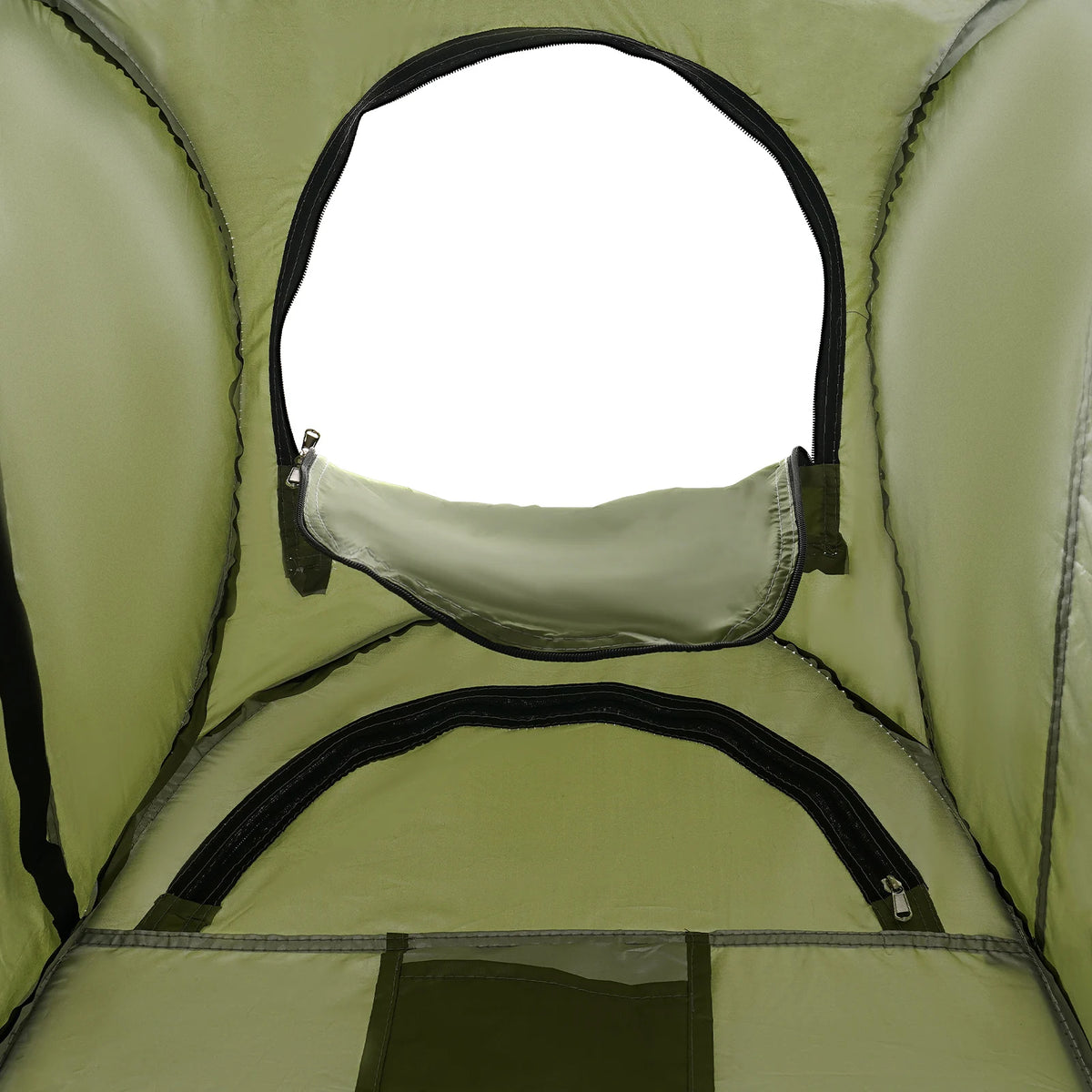Portable Camping Toilet Tent Privacy Shelter for Hiking and Outdoor Use
