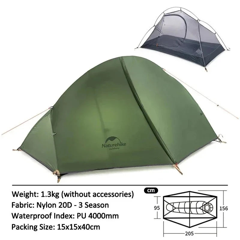 Naturehike Ultralight Waterproof Double Layer Trekking Camping Tent