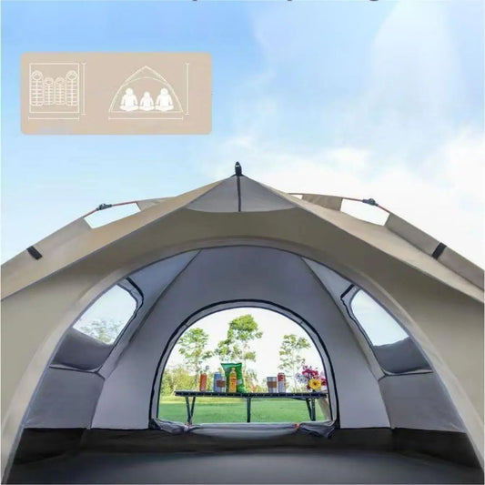 Pakicetus Automatic Camping Tent With Two Doors And Two Windows