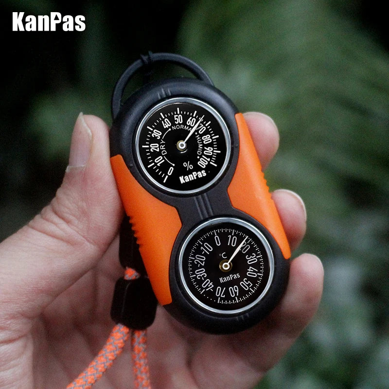 Outdoor Thermometer Compass and Hygrometer Multi Tool Kit