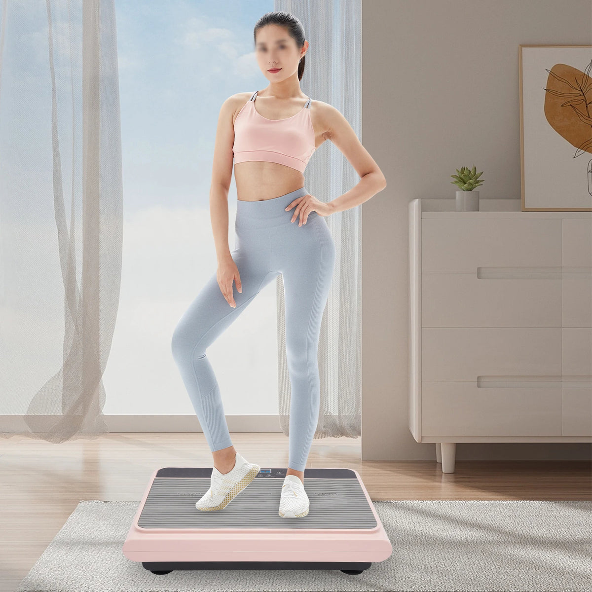 Vibration Plate Exercise Machine For Whole Body Fitness Training