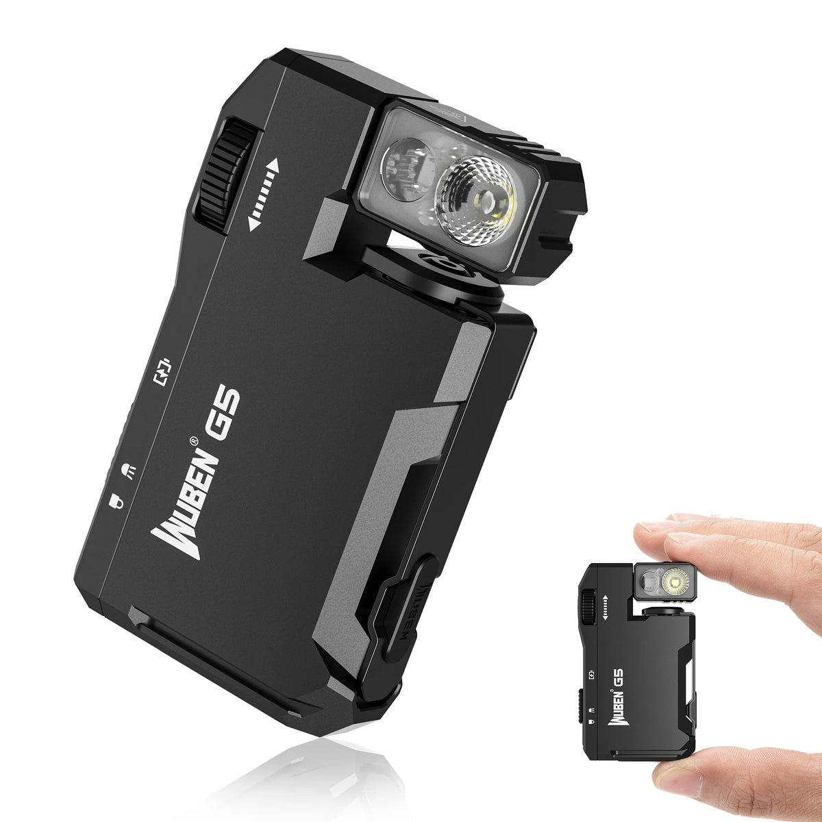 WUBEN Magnetic Rechargeable EDC Flashlight with USB C Keychain#+#+#+#+