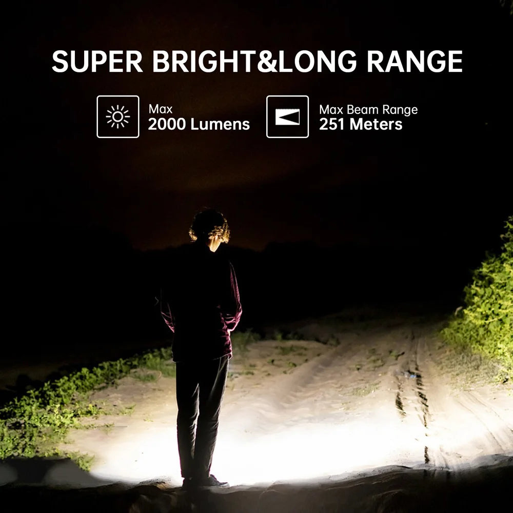 Sofirn IF24 RGB Rechargeable LED Flashlight with Magnetic Base