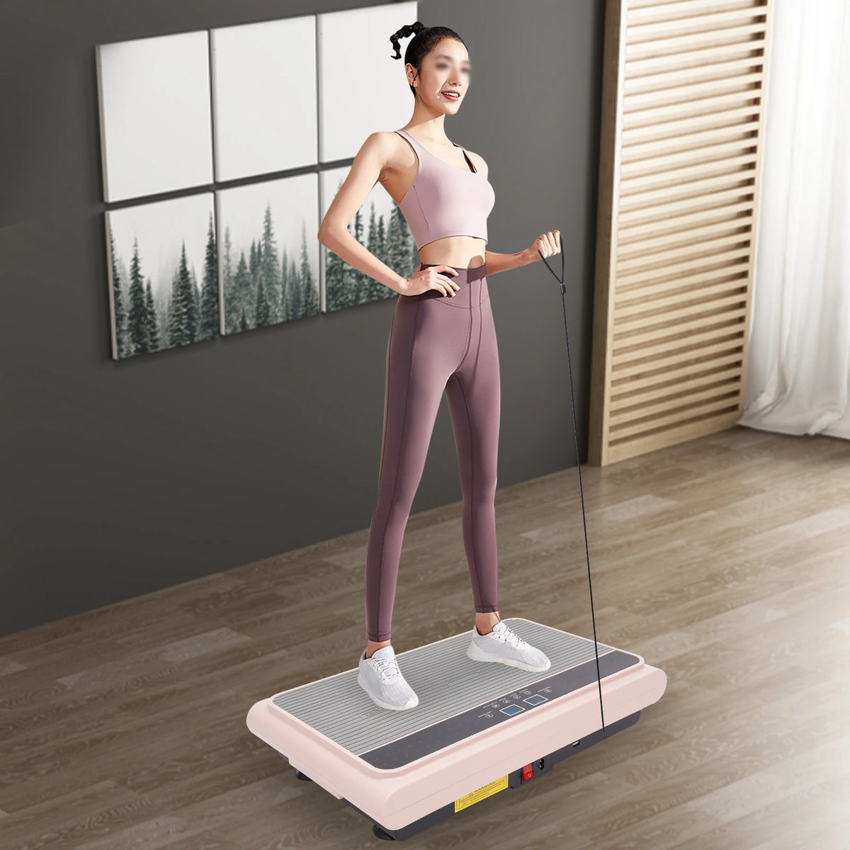 Vibration Plate Exercise Machine For Whole Body Fitness Training