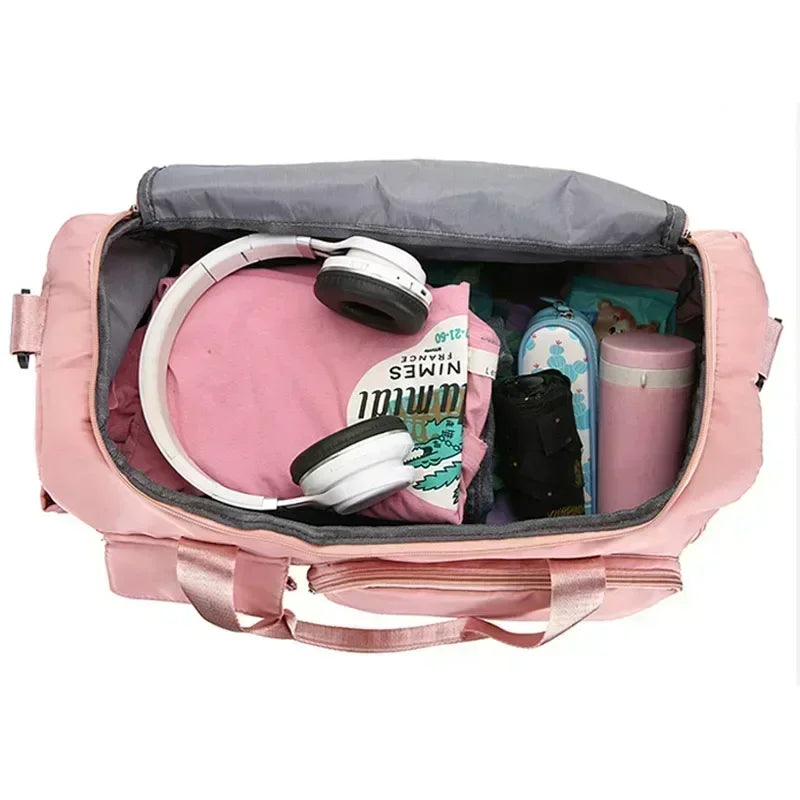 Travel Gym Weekender Duffel Bag With Shoe Compartment