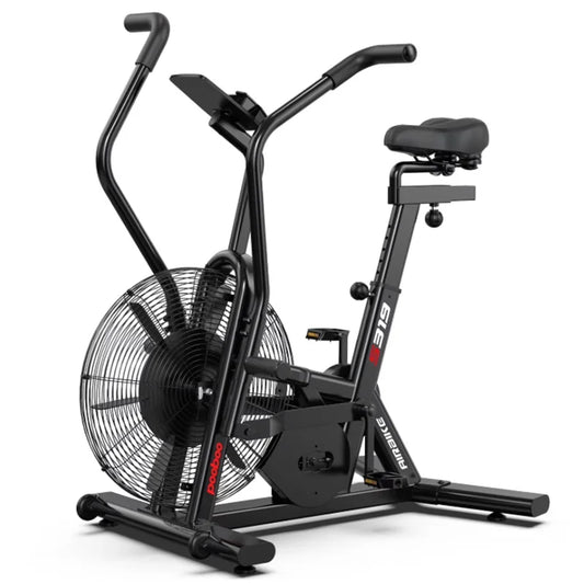 Pooboo Air Resistance Fan Bike For Full Body Cardio Workouts