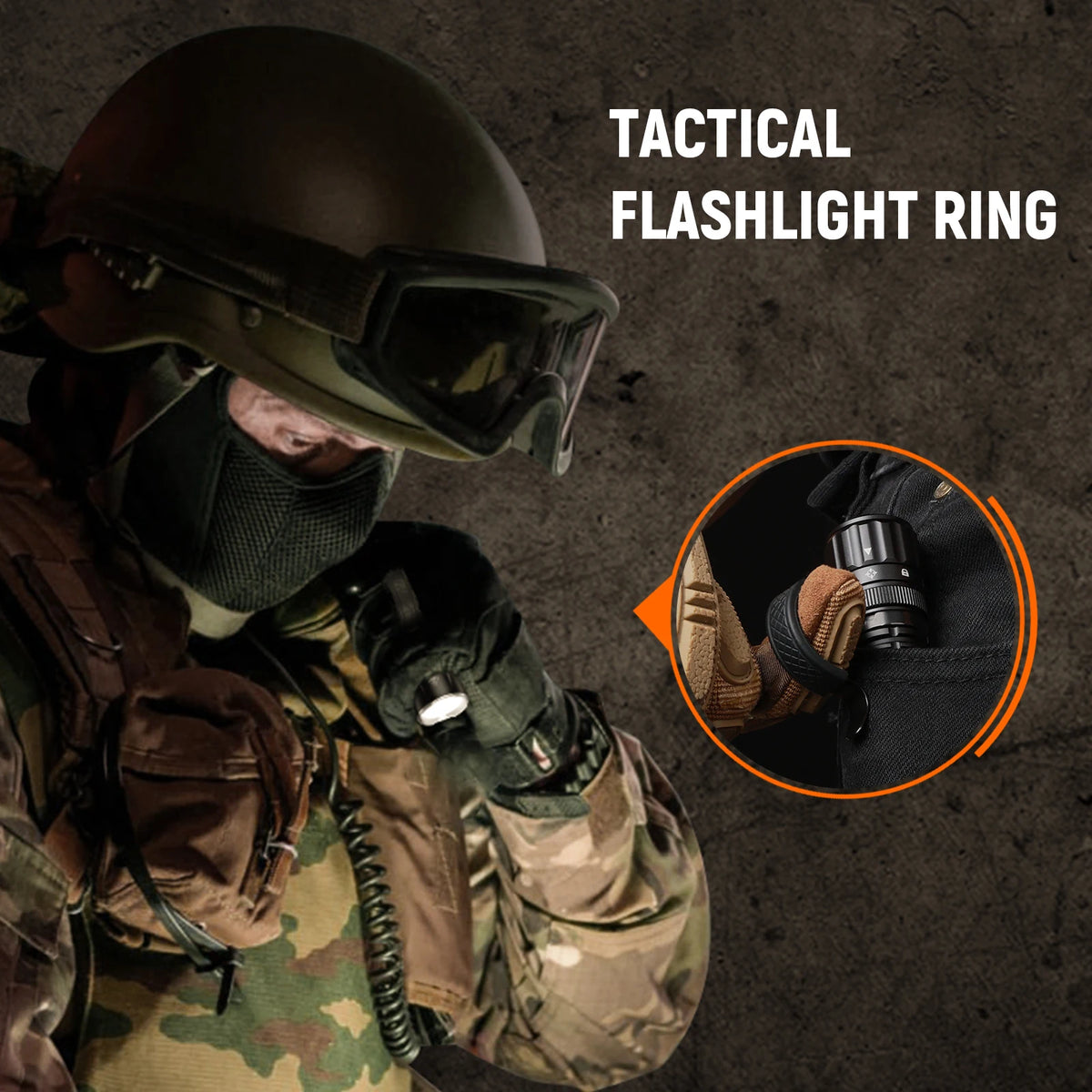 Wurkkos TD07 Tactical Rechargeable Flashlight With Dual Switches