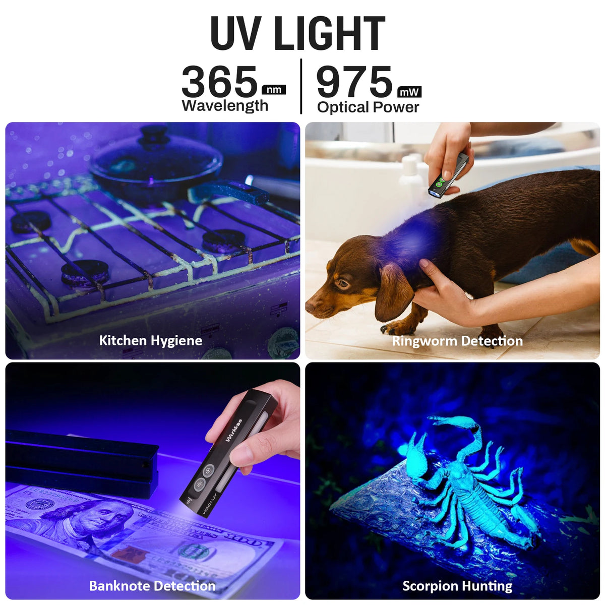 Wurkkos HD01 Multifunctional UV EDC Rechargeable Flashlight
