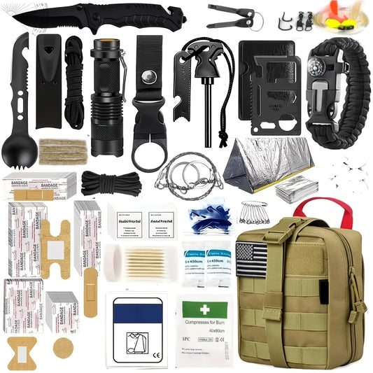 Professional Survival And Outdoor Gear Kit For Camping Adventures