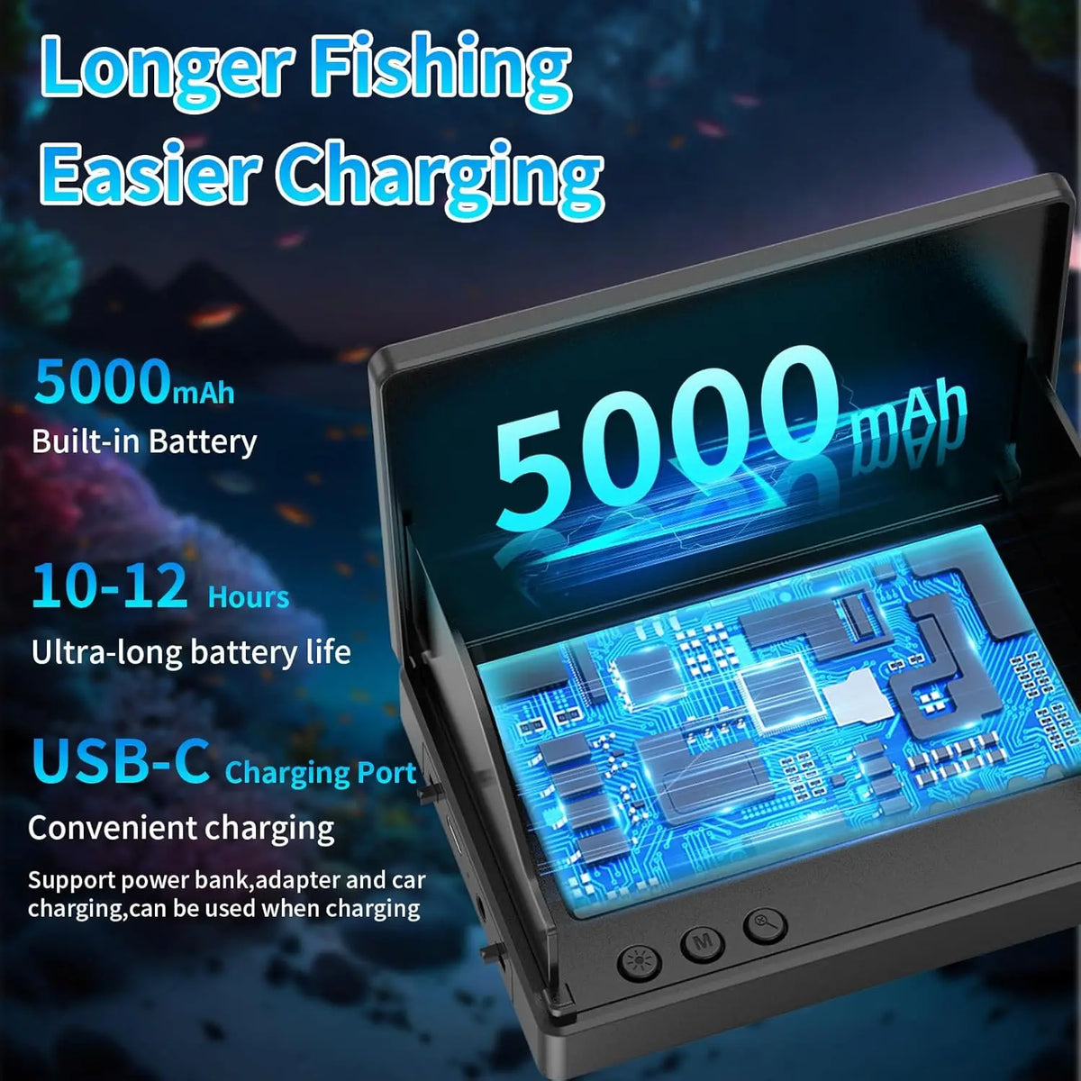 Underwater Fishing Camera With HD LCD Display And Night Vision