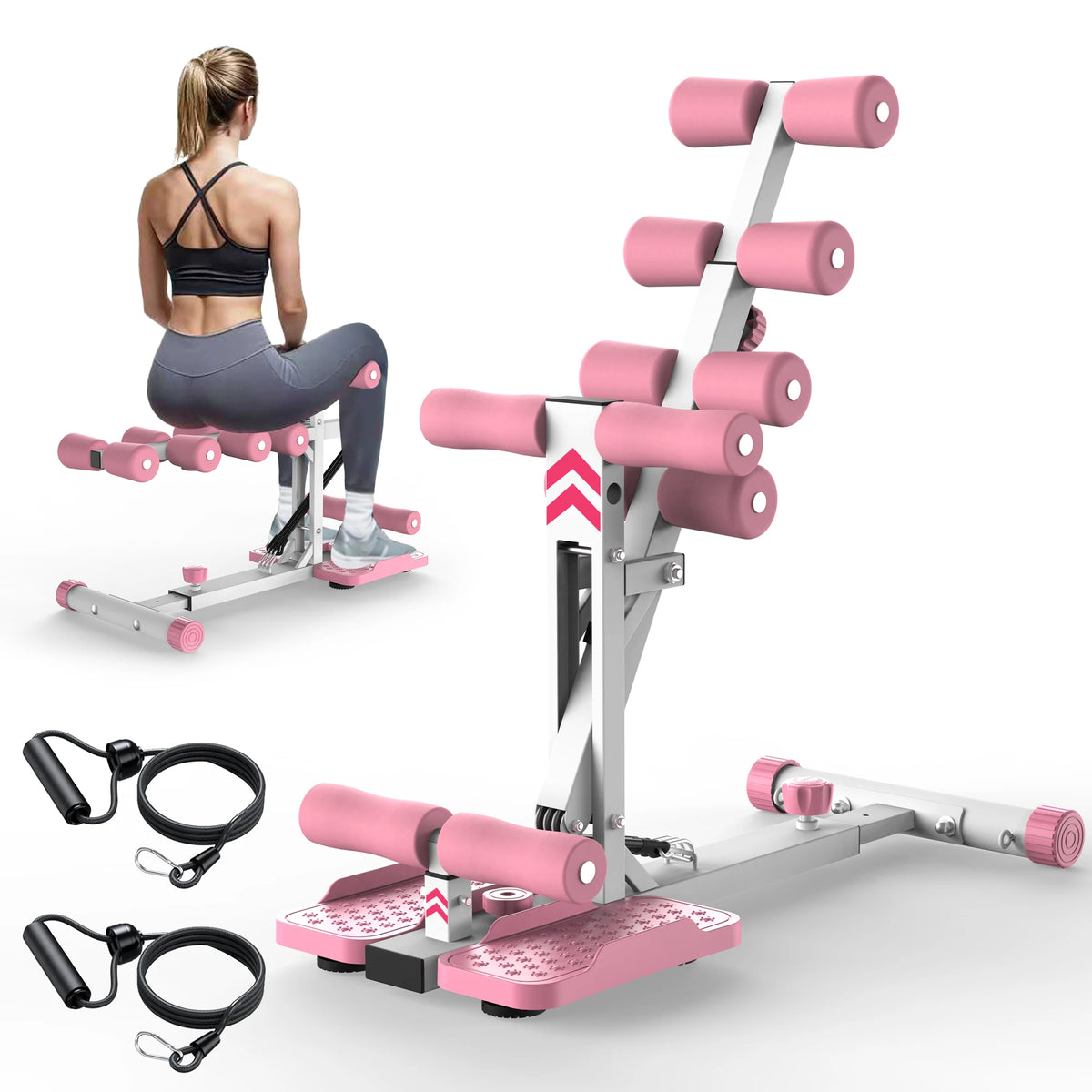 Deep Squat Machine With Resistance Bands For Home Fitness Training