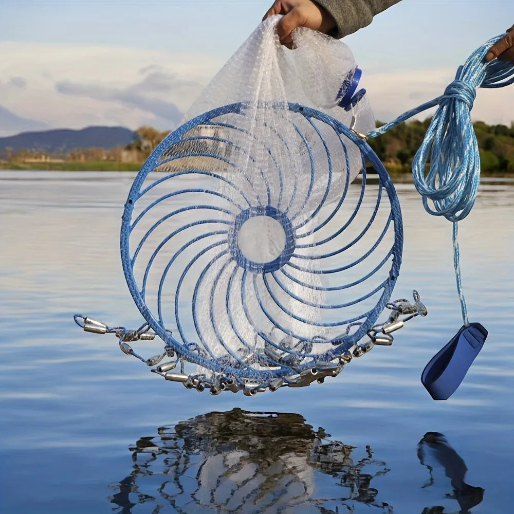 Heavy Duty American Style Fishing Net For Freshwater And Saltwater
