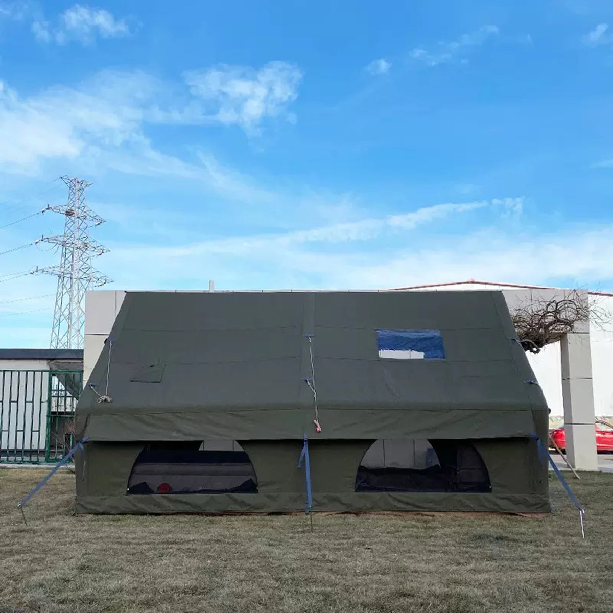 PAKICETUS Luxury Inflatable Camping Tent With Skylight and Air Pump